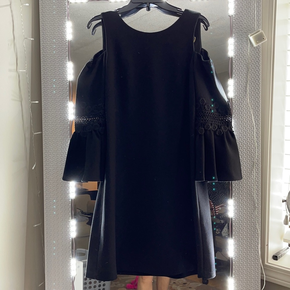Eliza J cold shoulder dress